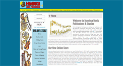 Desktop Screenshot of manducamusic.com